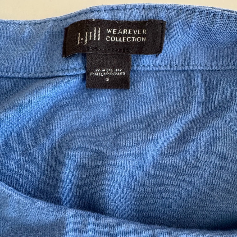 J.Jill Wearever Collection Sleeveless Blue A-Line Midi Dress – Size Small - Picture 6 of 9